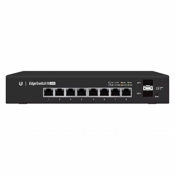 EDGESWITCH 8 POE +2SFP 150W TOTALES 20GBPS DE CAPACIDAD SWITCH