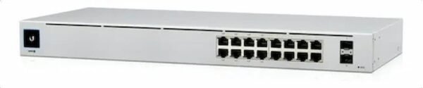 UNIFI SWITCH 16PORT GIGABIT 8 PUERTOS POE + 42 WATTS TOTALES + 2 PUERTOS SFP NO INCLUYE MODULOS