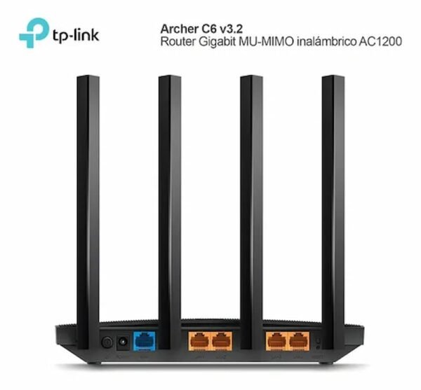 TP-LINK ROUTER WIFI ARCHER C6 AC1200 - Image 3