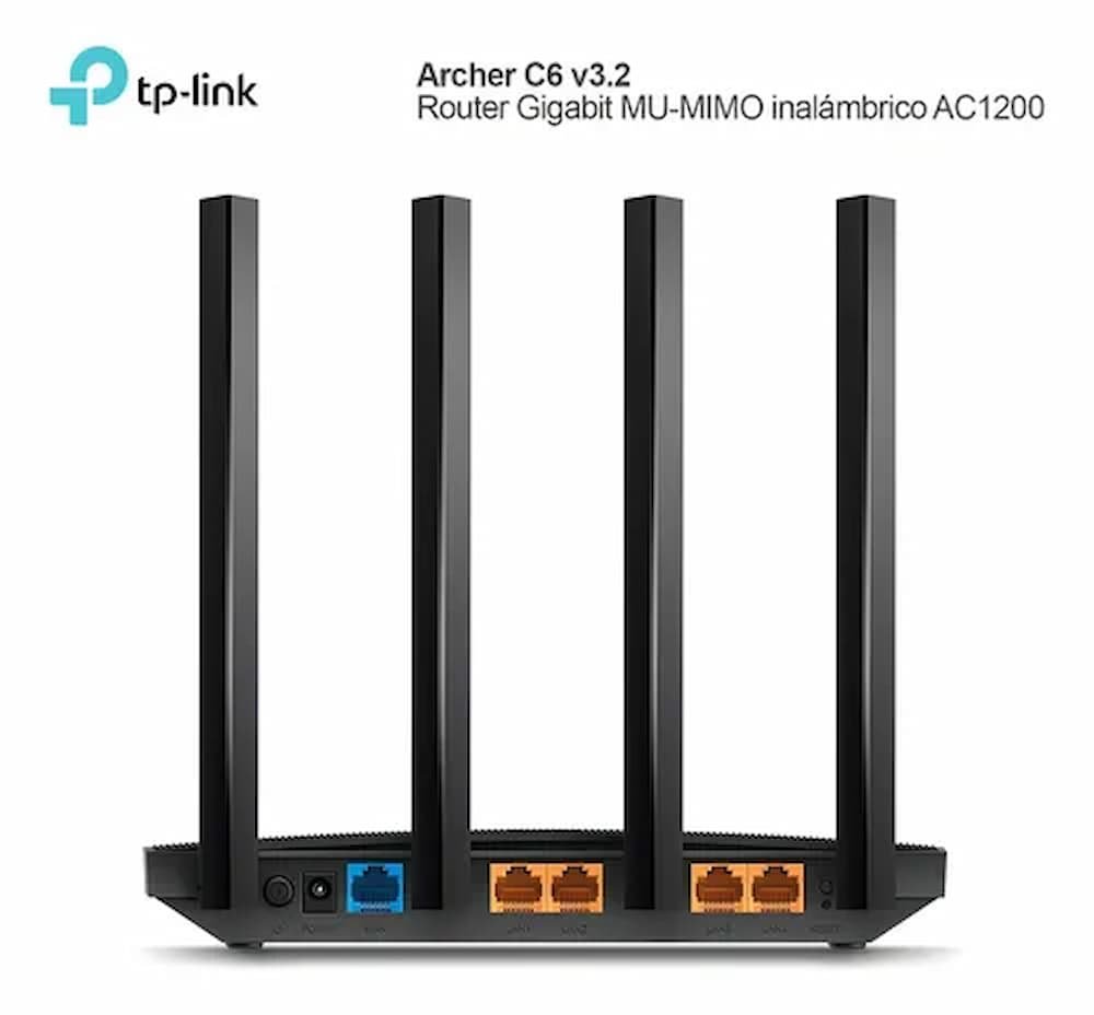 TP-LINK ROUTER WIFI ARCHER C6 AC1200 - Image 3