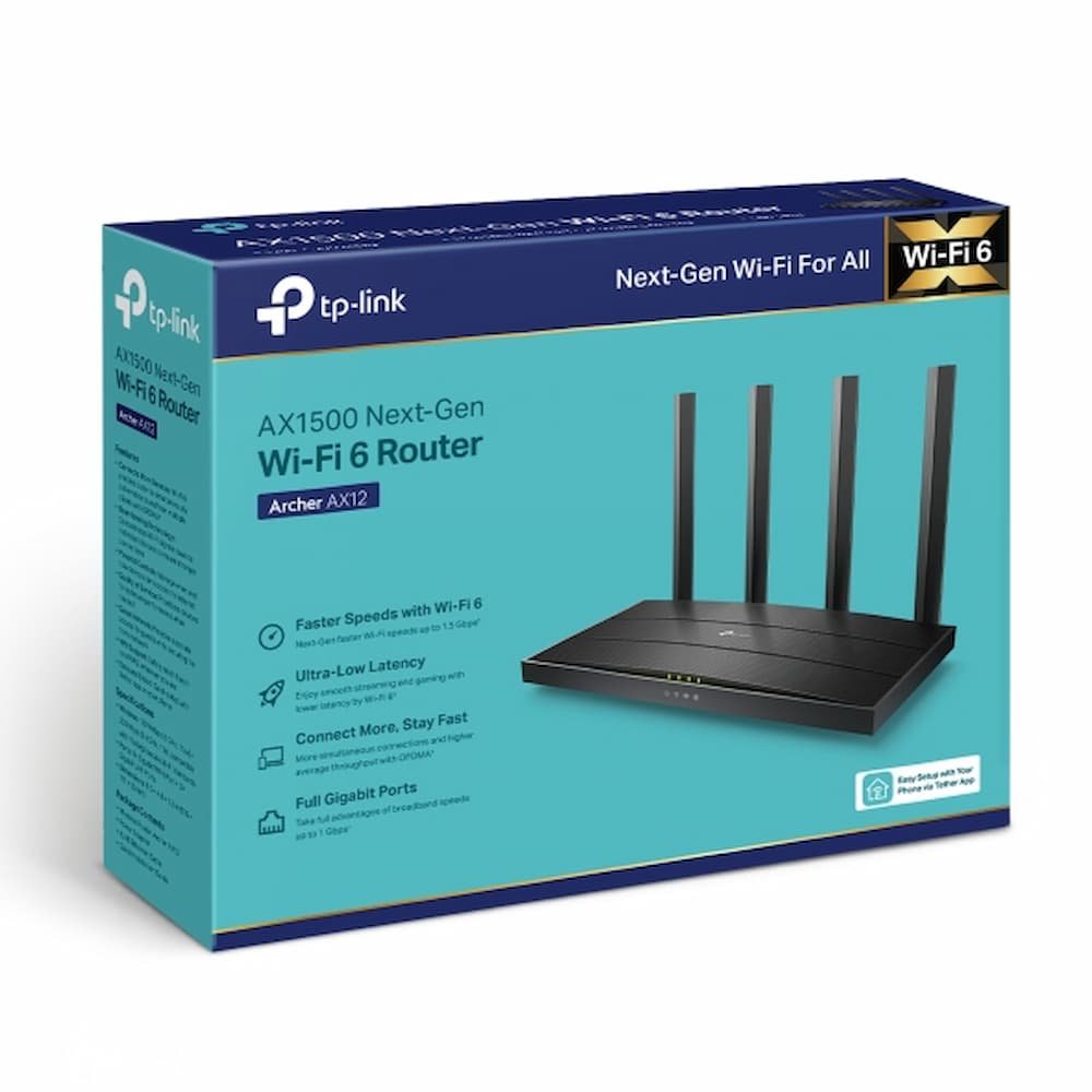 TP-LINK ROUTER WIFI AX1500 WIFI6 - Image 2