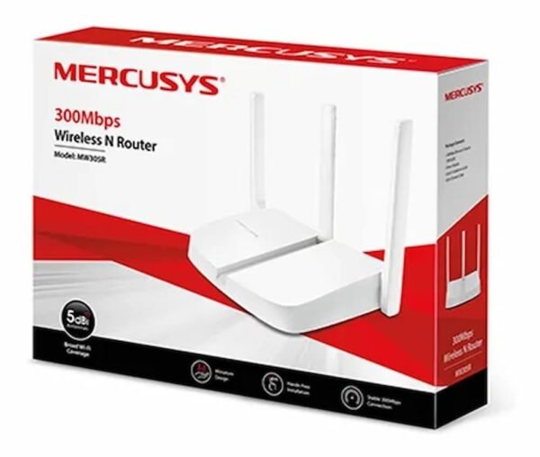 MERCUSYS ROUTER WIFI 3ANT 1WAN 3LAN - Image 4