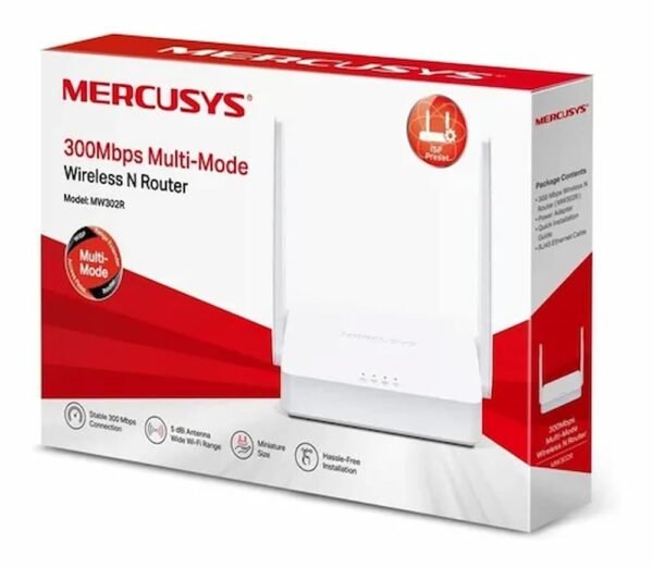 MERCUSYS ROUTER WIFI 2ANT 1WAN 2LAN - Image 2