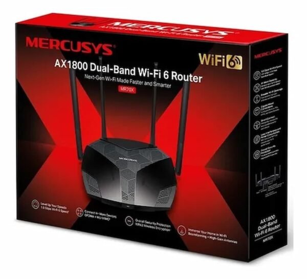 MERCUSYS ROUTER WIFI MR70X AX1800 - Image 2