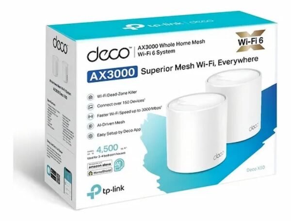 TP-LINK DECO MESH WIFI AX3000 WF6 PACK 2 - Image 2