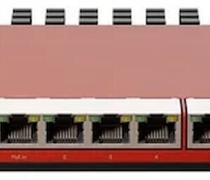 ROUTER MIKROTIK L009UIGS-RM SIN FUENTE 800MHZ 512 RAM 1 PUERTO SFP 2.5 GB