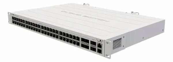ROUTER MIKROTIK SW CRS354-48P-4S+2Q+RM CON FUENTE