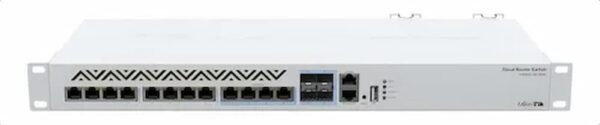 SWITCH MIKROTIK SW CRS312-4C+8XG-RM CF 8 PUERTOS RJ45 10GB + 4 SFP