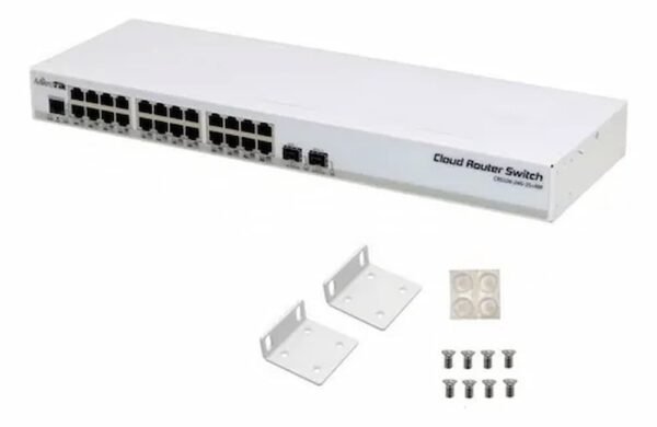 SWITCH MIKROTIK CRS326-24G-2S+RM SIN FUENTE 24 PUERTOS GIGA + 2SFP 1GB PARA RACK - Image 3