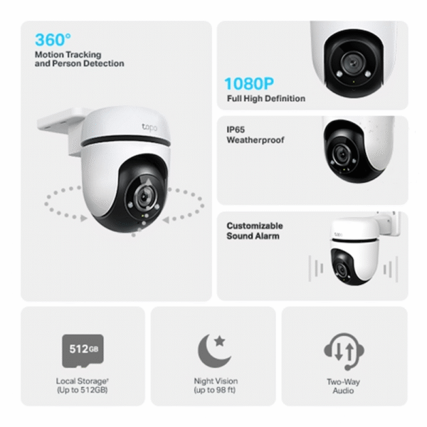 TP-LINK CAMARA IP WIFI TAPO C500 EXT - Image 3