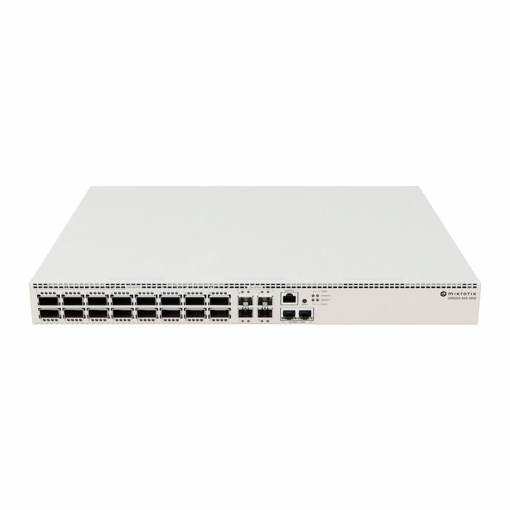 SWITCH MIKROTIK CRS520-4XS-16XQ-RM CF 4 GB RAM 16 SFP28 + 2 PUERTOS ETHERNET 2,5/5/10 GB