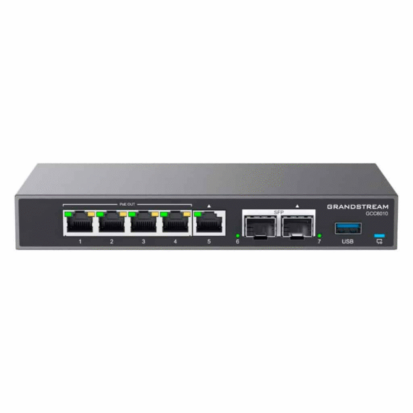 GRANDSTREAM CENTRAL ROUTER FW WAN 12USER IP 2 GB de RAM, 32 GB SIN FUENTE