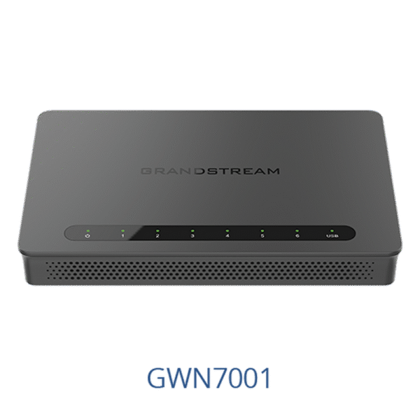 GRANDSTREAM ROUTER MULTIWAN 6 PORTGIGABIT CON VPN + FIREWALL 1 PORT USB 256 RAM 50 TUNELES VPN