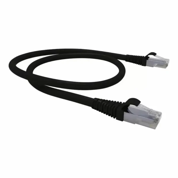 PATCHCORD FURU CAT6 1,5M NEGRO C/CAP