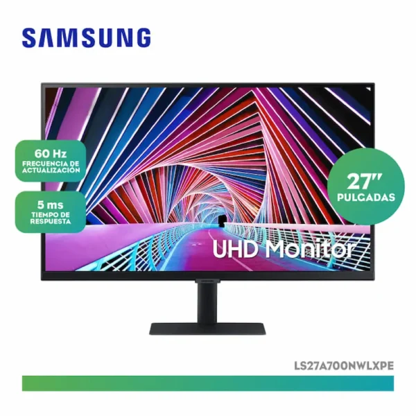 MONITOR SAMSUNG 27" IPS UHD