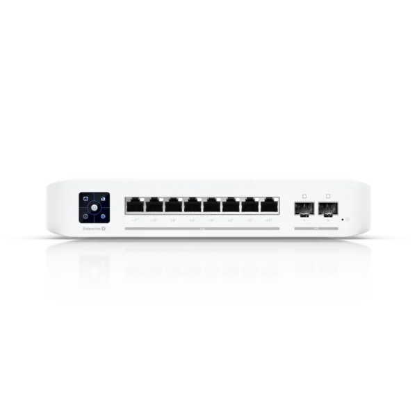 UNIFI SWITCH 8 POE ENTER 2.5GB 2SFP+ 120 W CON SOPORTE PARA PARED