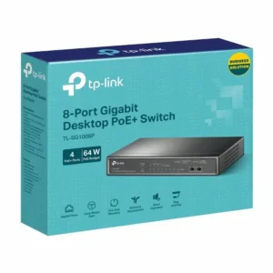 SWITCH DE ESCRITORIO DE 8 PUERTOS GIGABIT CON 4 PUERTOS POE