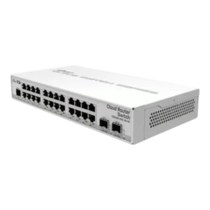 SWITCH MIKROTIK CRS326-4C+20P2,5GBT + 2 SFP40GB+ 4 PORT 2,5GB 2 ETHERT 2 SFP