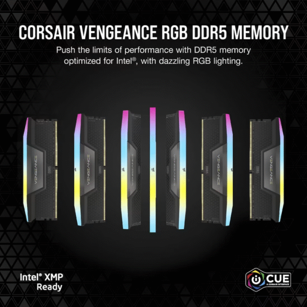 MEMORIA RAM CORSAIR 2X16GB D5-6200 V RGB - Image 2