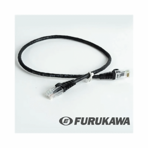 PATCHCORD FURU 5E 0,50M NEGRO C/CAP CM