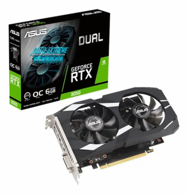 VGA NVIDIA ASUS RTX 3050 DUAL OC 6GB