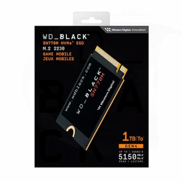 DISCO SSD WD BLACK SN770M 1TB M2 2230 - Image 2