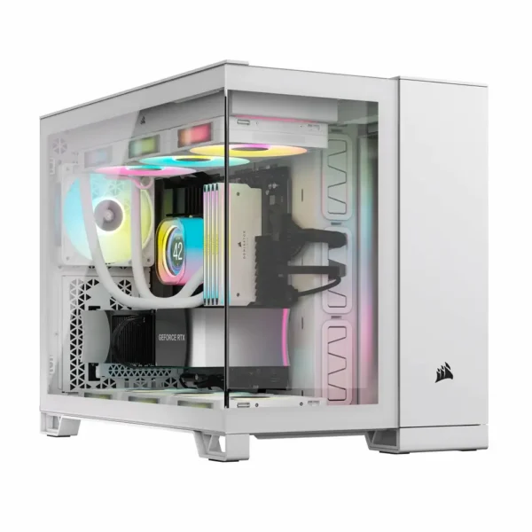 GABINETE CORSAIR 2500X LINK TG WHITE