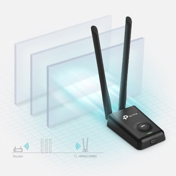 TP-LINK PLACA DE RED WIFI USB 300MBPS HP 2.4GHZ - Image 3
