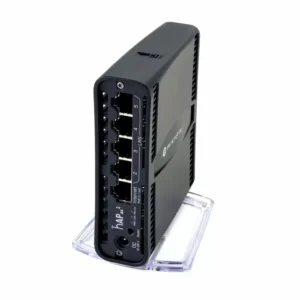 ROUTER MIKROTIK WIFI6 STRONG DUALBAND QUAD-CORE 802.11AX+ WAVE2 5 GIGABIT + 1 POEIN/OUT 1 GB RAM SIN FUENTE HAP AX2