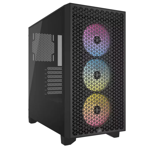 GABINETE CORSAIR 3000D RGB AIRFLOW TG BLACK