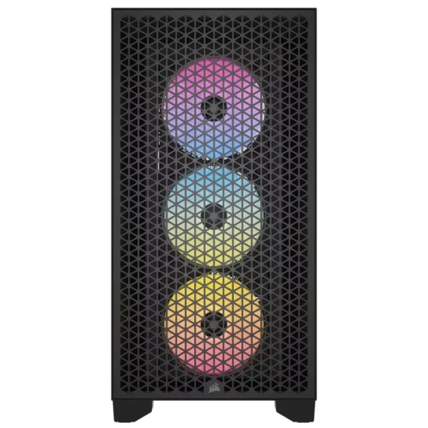 GABINETE CORSAIR 3000D RGB AIRFLOW TG BLACK - Image 2