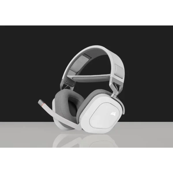 AURICULAR CORSAIR HS80 RGB WIRELESS WHITE - Image 3
