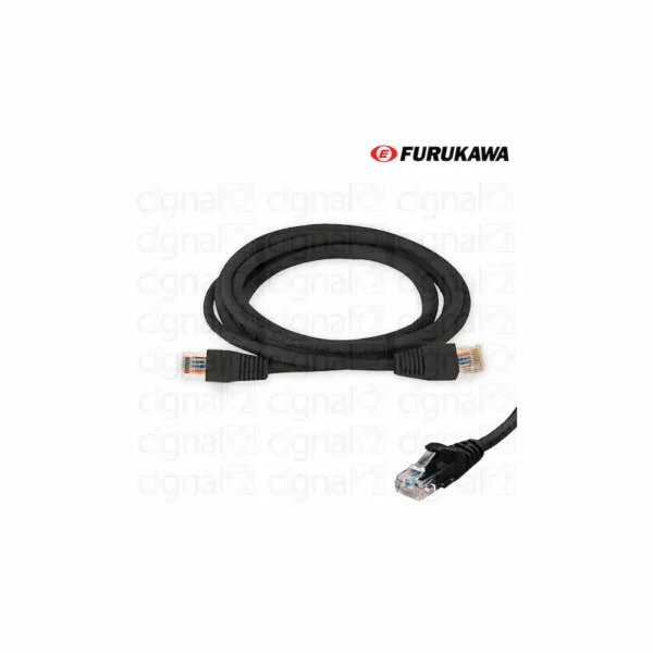 PATCHCORD FURU 5E 1,5M NEGRO C/CAP CM