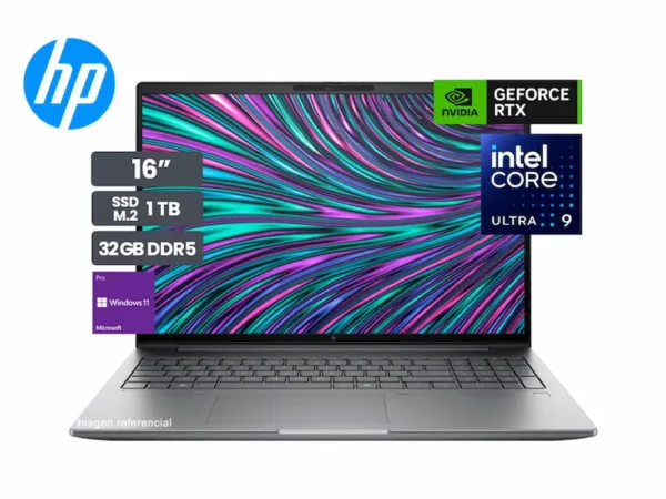 NOTEBOOK HP ZFlyG11  16'' ULTRA9-185W/NPU 32/1TB WIN PRO - Image 2