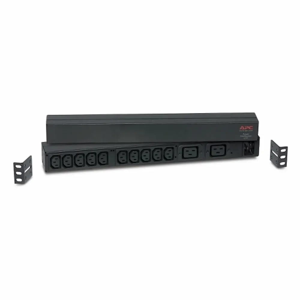 APC PDU BASIC RM 1U, 16A, 208V/ 230V, (10)C13, (2)C19