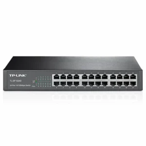 Switch de Escritorio No Administrable 24 puertos 10/100/1000. 13-inch steel case