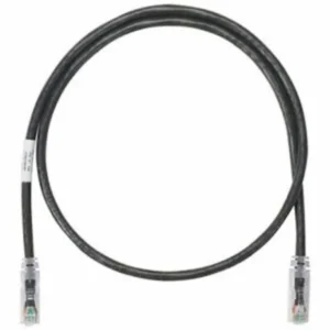 PATCHCORD FURUKAWA CAT.6 1,0M NEGRO C/CAP