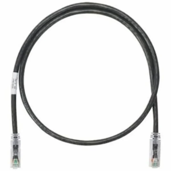 PATCHCORD FURUKAWA CAT.6 1,0M NEGRO C/CAP