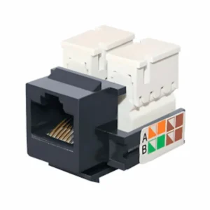 JACK FURU RJ45 CAT 5E NEGRO  90/180