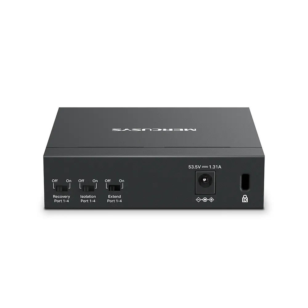 MERCUSYS SWITCH 5 PORT GIGA 4-POE+ - Image 2