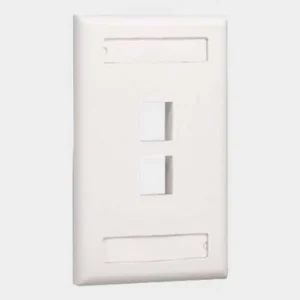 PANDUIT ROSETA NK 2 PUERTOS BLANCA