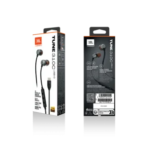 JBL AURICULAR T310 USB-C BLACK CON CABLE