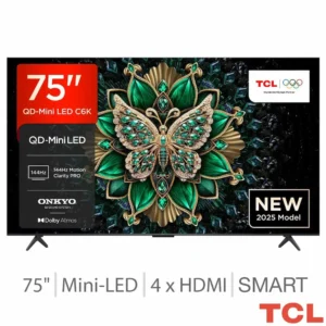 TELEVISOR TCL MINI LED 75C6K UHD TV