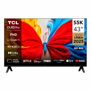 TELEVISOR TCL QLED 43S5K FHD Google TV
