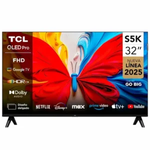 TELEVISOR TCL QLED 32S5K FHD Google TV