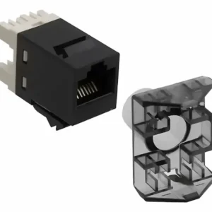 COMMSCOPE JACK CAT 6 NEGRO SL