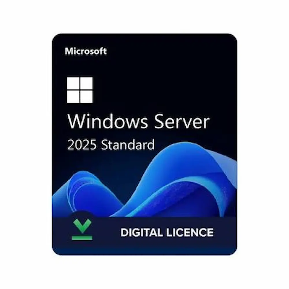 Licencia Microsoft Windows Server 2025 Standard 16 Núcleos OEM en Español