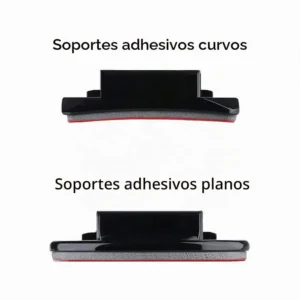Kit de Soportes Adhesivos GoPro Curvos y Planos – 6 Unidades